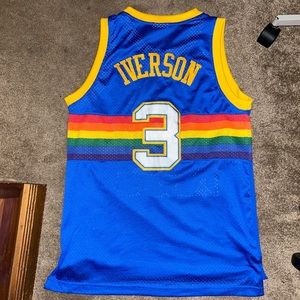 Vintage Allen Iverson Denver Nuggets Adidas Hardwood Classic